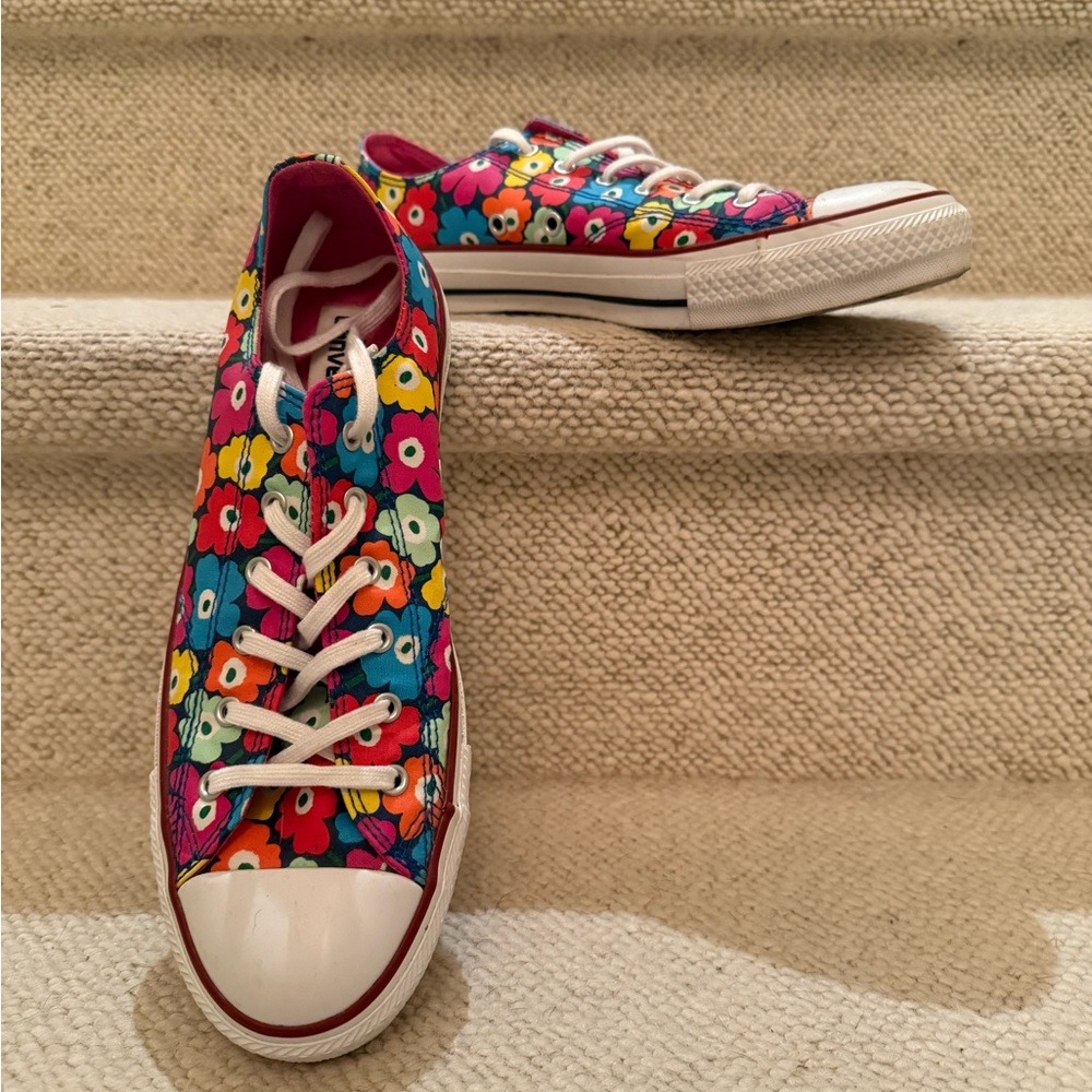 Converse Multicolor Floral Sneakers